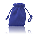 velvet bag blue