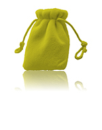 velvet bag yellow