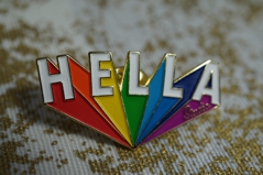 Soft enamel pins without epoxy resin coating